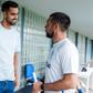 Diogo Costa e Francesco Farioli, esta sexta-feira, no Olival - Foto: FC PORTO