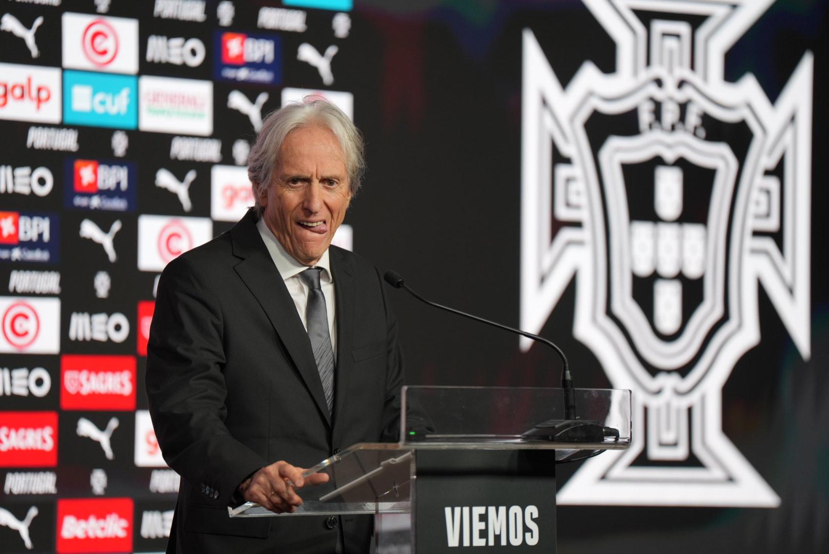 Apresentação de Jorge Jesus como novo selecionador nacional - Foto: Maycon Quiozini