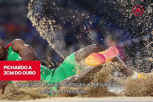 A BOLA em 59 segundos: Pichardo a 2cm do ouro e Sporting esquece Supertaça