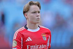 Andreas Schjelderup, extremo do Benfica (foto: Imago)