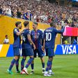 Festejos do PSG no Mundial de Clubes