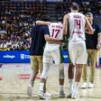 Anthony Silva, jogador da Seleção Nacional de basquetebol no jogo particular com Espanha, de preparação para o Eurobasket2025. Foto IMAGO