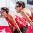 Pedrosa e Campos, voleibol de praia. Foto FPV