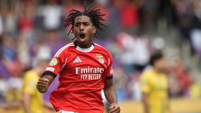 Leandro Barreiro, médio do Benfica (foto: Miguel Nunes)