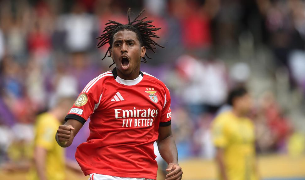 Leandro Barreiro, médio do Benfica (foto: Miguel Nunes)