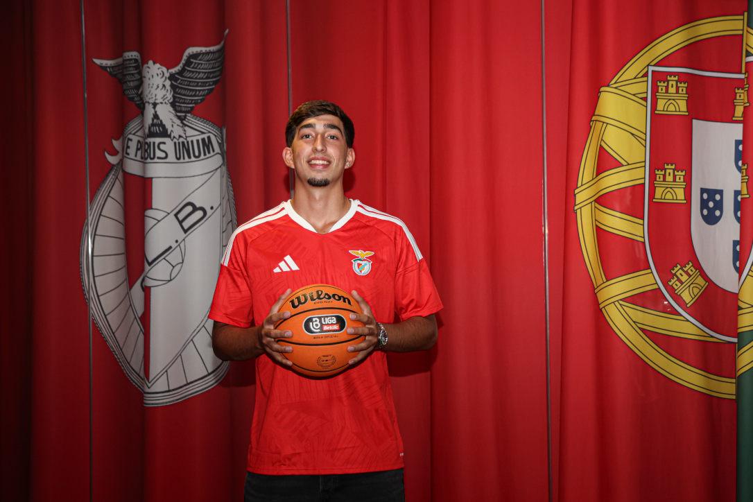 O extremo Luís Silva chegou a acordo com as águias para os próximos três anos. Foto Benfica