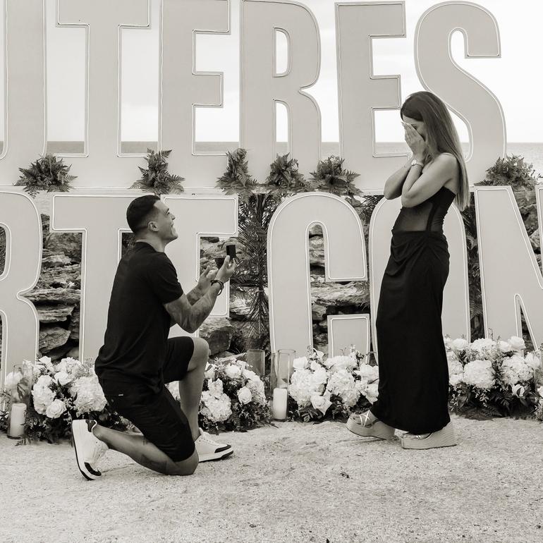 Pedro Porro anuncia noivado com Maria Hurtado (Instagram)