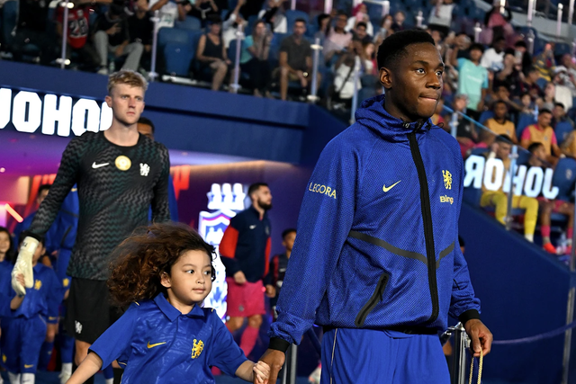 Dario Essugo foi capitão do Chelsea frente ao Johor - Foto: Chelsea