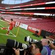 Benfica-Académico Viseu realizou-se à porta fechada - Foto: Miguel Nunes