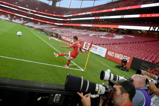 Benfica-Académico Viseu realizou-se à porta fechada - Foto: Miguel Nunes