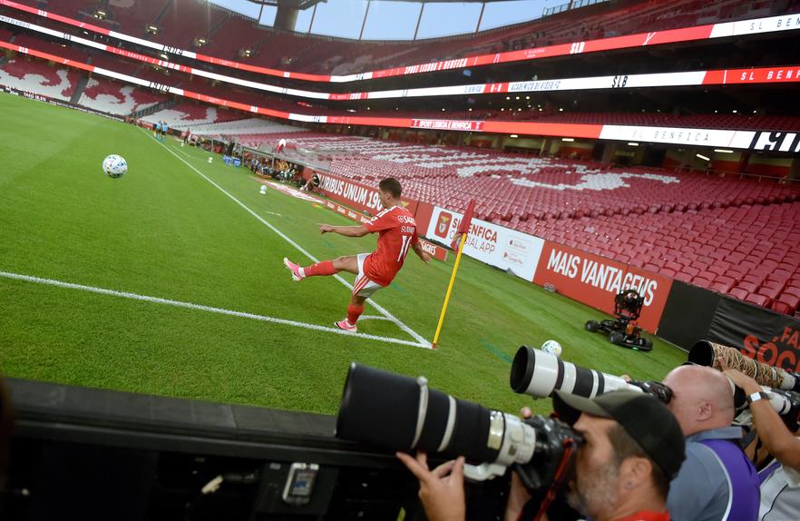 Benfica-Académico Viseu realizou-se à porta fechada - Foto: Miguel Nunes