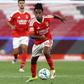 Leandro Barreiro no jogo com o Académico de Viseu, no Estádio da Luz — Foto: IMAGO