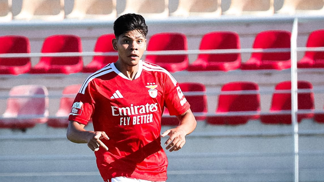 Gabriel Índio na estreia pelo Benfica B - Foto: SL Benfica