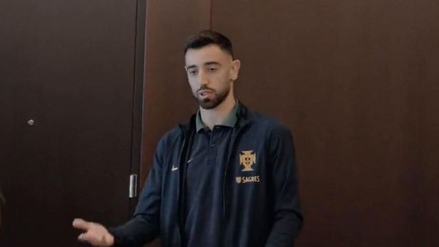 Bruno Fernandes festejou aniversário com a Seleção Nacional