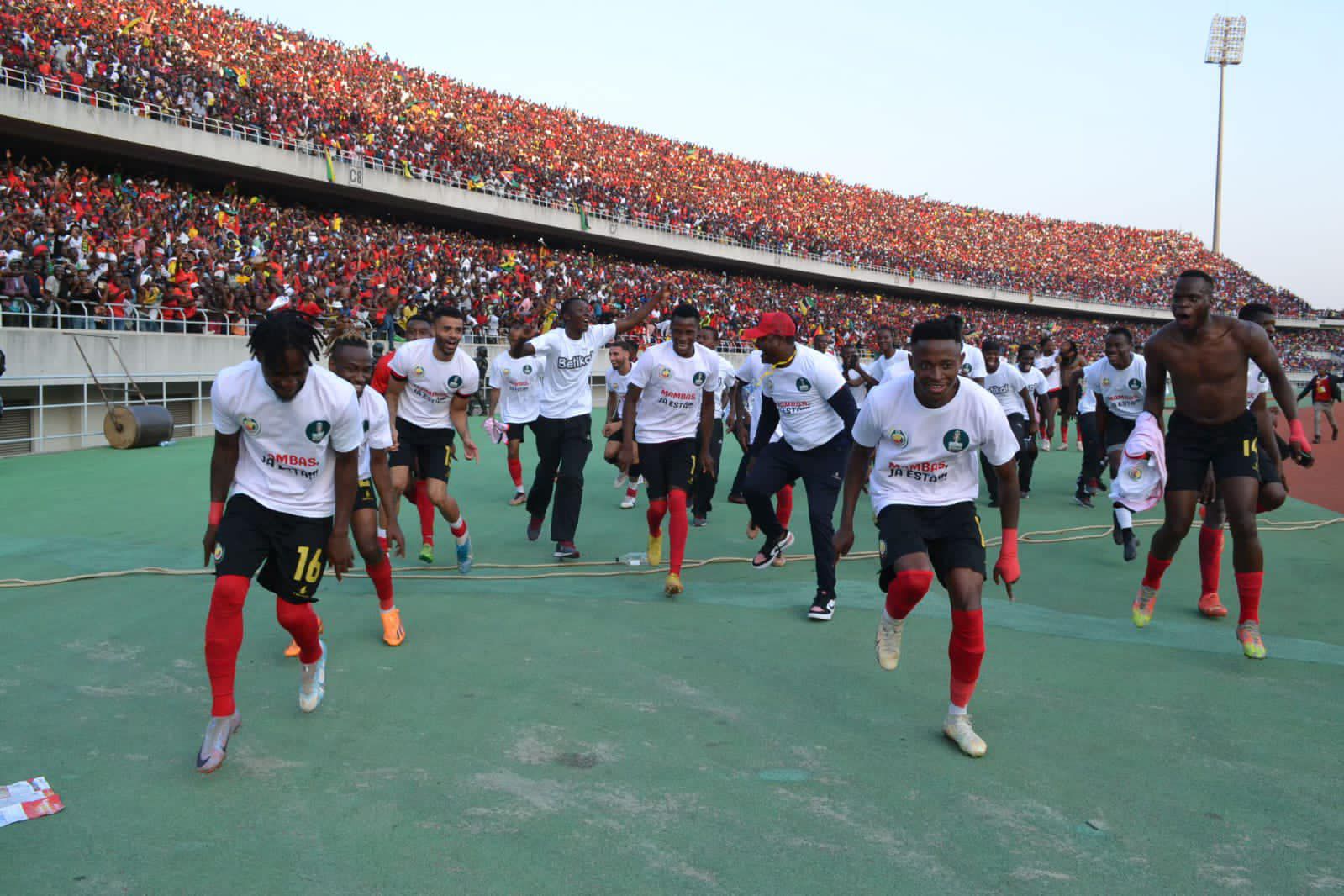 Moçambique. 0,8% de hipóteses de vitória; 2.4% de chegar à final; 6.4 % de chegar às meias-finais; 19.3% de chegar aos quartos de final