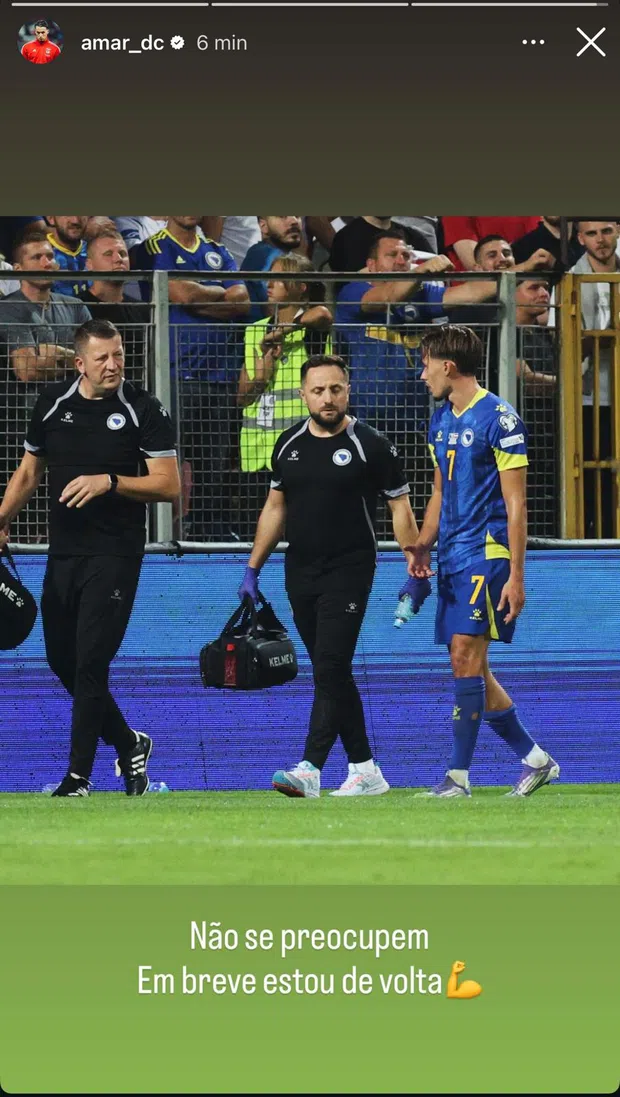 Dedic acalma Benfica: «Volto num instante!»
