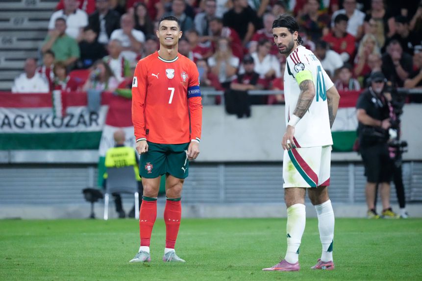 Ronaldo e Szoboszlai (IMAGO)