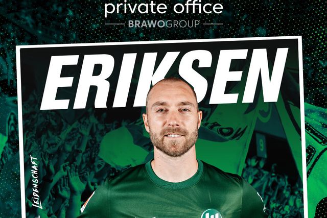 Oficial: Eriksen assina pelo Wolfsburgo