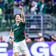 Giay festeja golo pelo Palmeiras