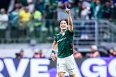 Giay festeja golo pelo Palmeiras