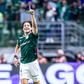 Giay festeja golo pelo Palmeiras