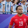Okafor no Mundial com a camisola suíça