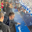 Bancada de Imprensa de Camp Nou não resistiu à chuva