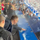 Bancada de Imprensa de Camp Nou não resistiu à chuva