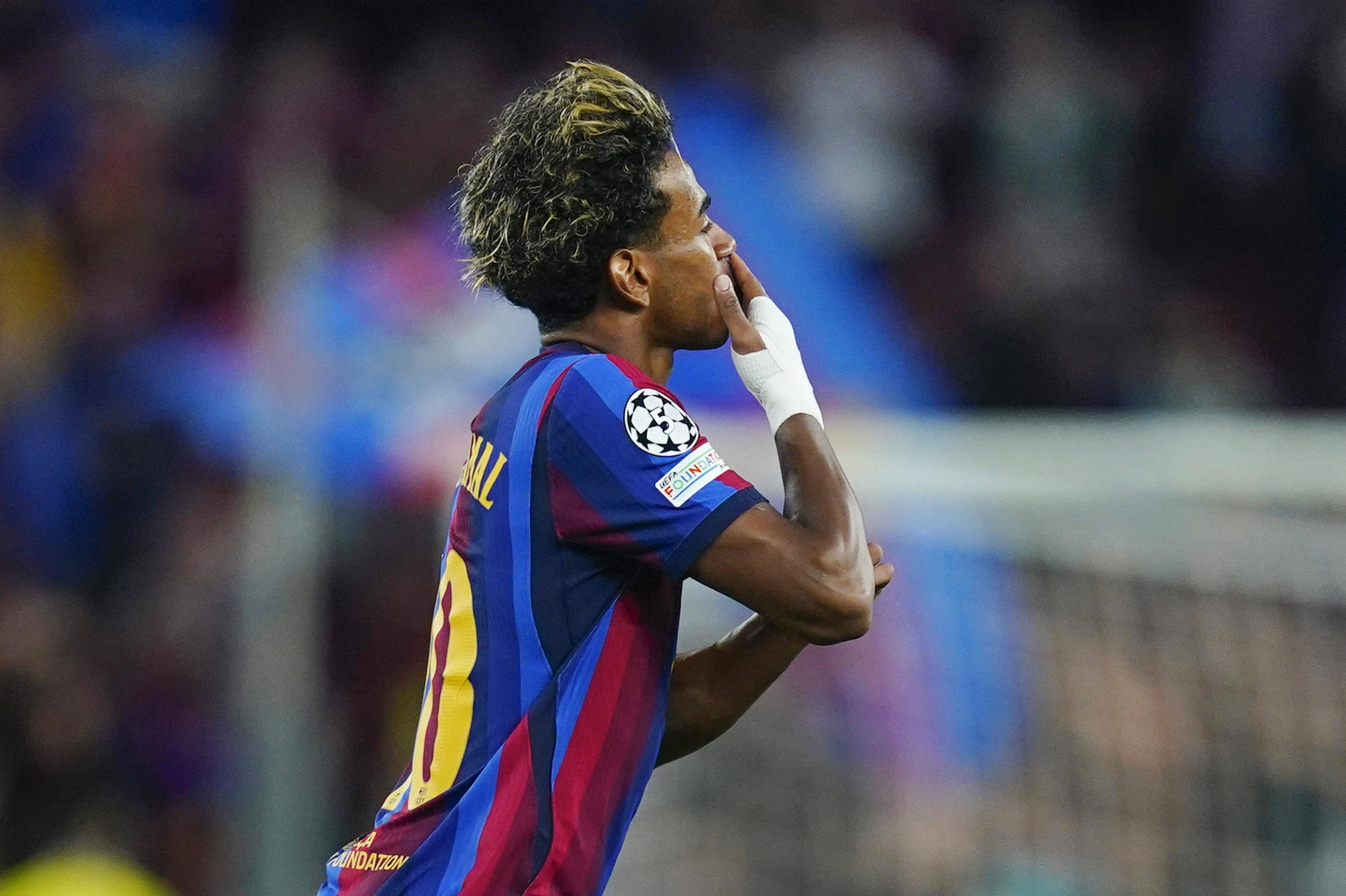 Lamine Yamal - 24 contribuições para golo em 34 jogos na Champions - Foto: IMAGO