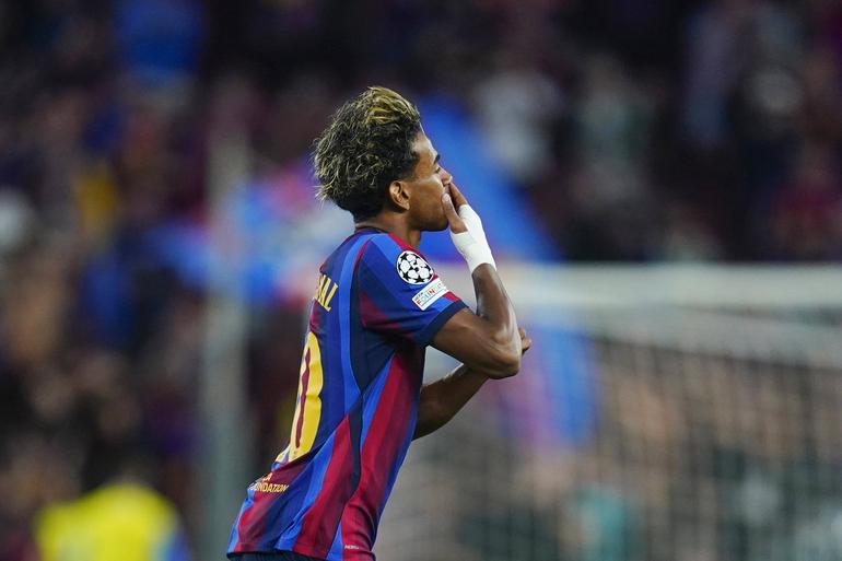 Lamine Yamal - 24 contribuições para golo em 34 jogos na Champions - Foto: IMAGO