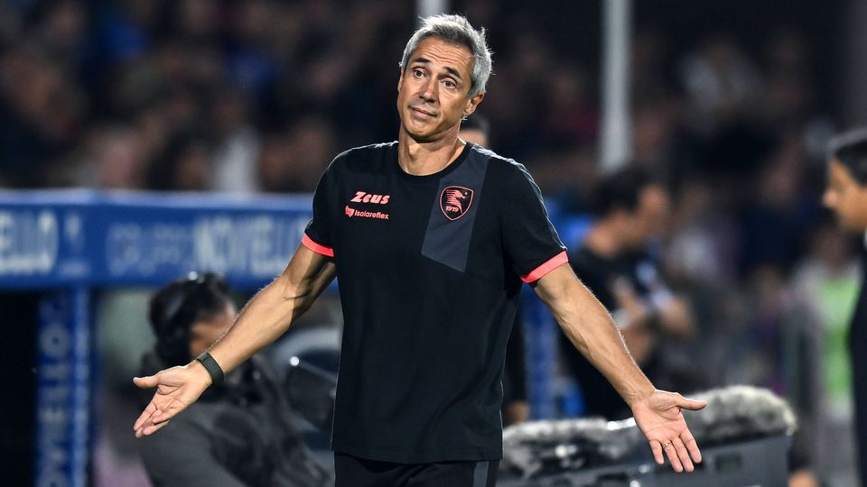 Oficial: Salernitana afasta Paulo Sousa e anuncia sucessor