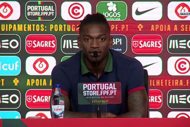 Rafael Leão feliz por voltar ao Dragão