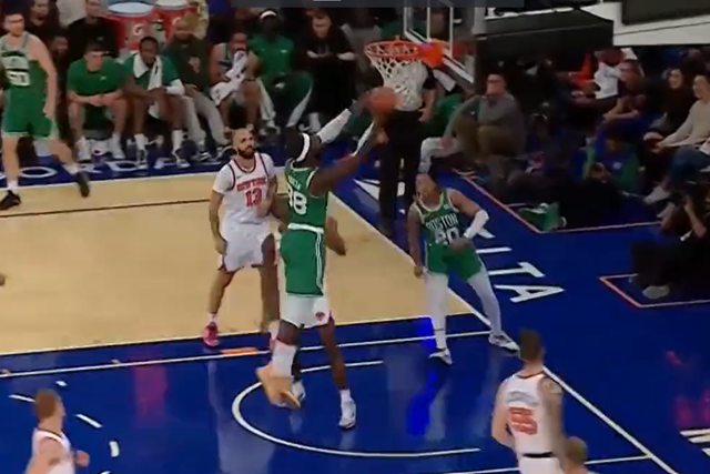 Aí estão os primeiros pontos de Neemias pelos Boston Celtics