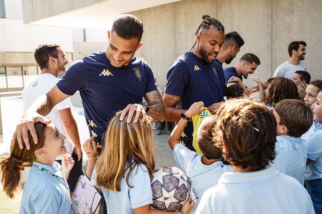 Estoril: quinteto de jogadores marcou presença em evento sobre saúde mental