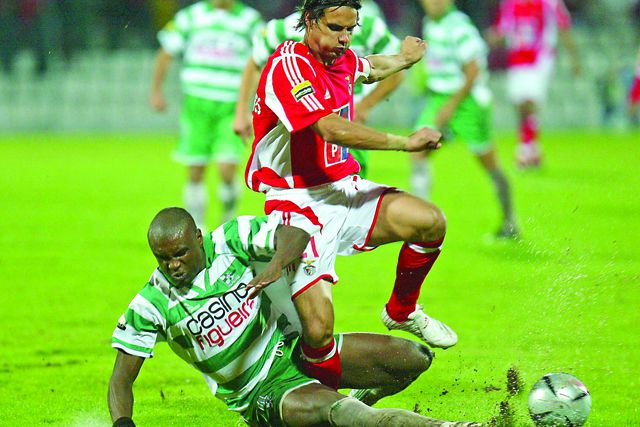 Três vezes Ronaldo defrontou Nélson Veiga e três vezes ficou sem marcar golos