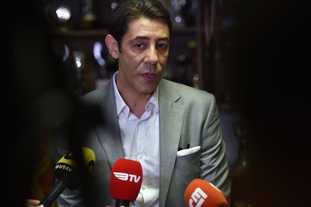 Rui Costa, presidente do Benfica. Foto: Miguel Nunes