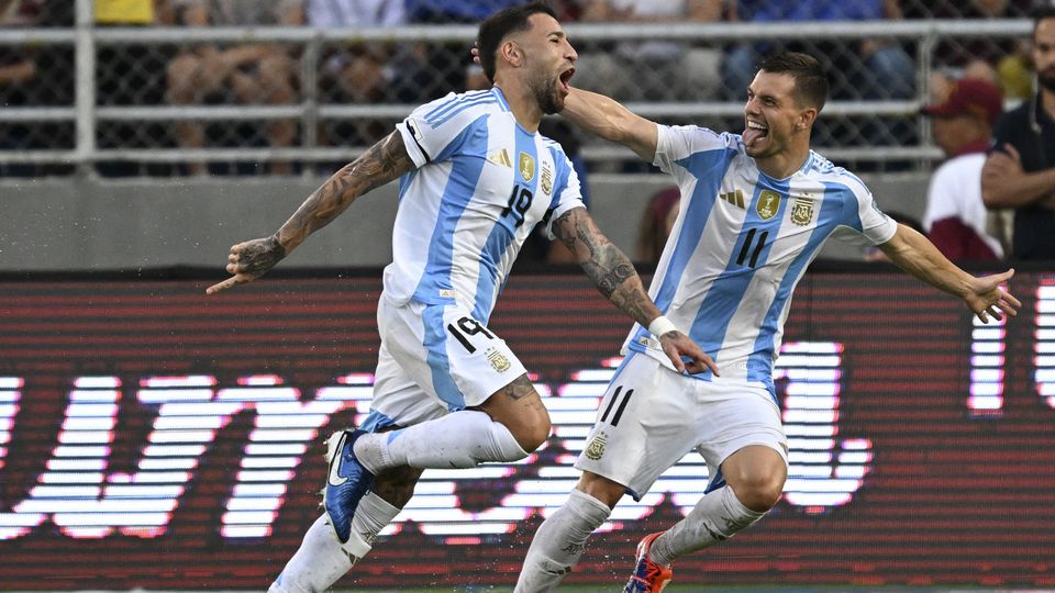 Venezuela-Argentina: golo de Otamendi é a diferença no marcador ao intervalo