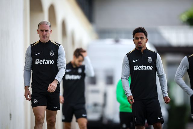 Sporting: Gonçalo Inácio e Eduardo Quaresma ausentes do relvado