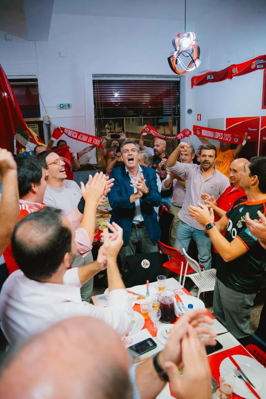 Benfica: Beja aclama Noronha em festa
