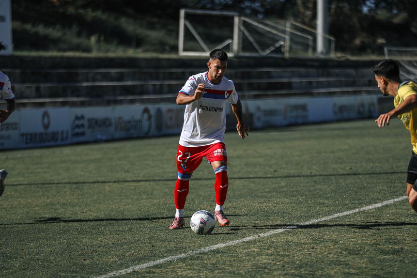 Augustín Moreira bisou no jogo treino desta sexta-feira - Fotografia: Gil Vicente