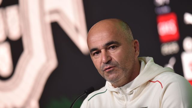 Roberto Martínez na conferência de imprensa - Foto: MIGUEL NUNES