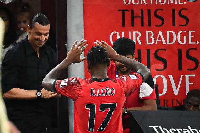 Rafael Leão e Ibrahimovic