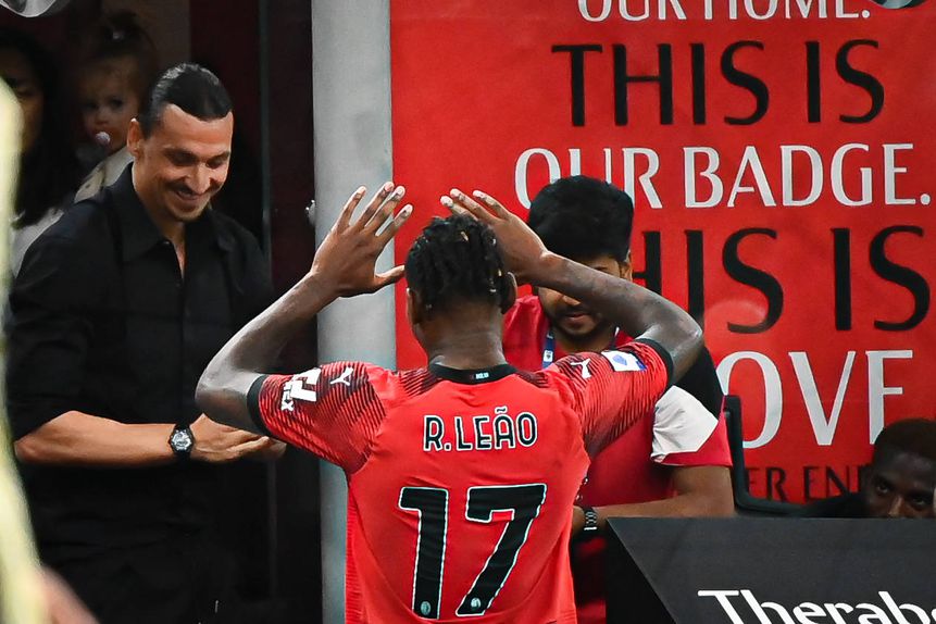 Rafael Leão e Ibrahimovic