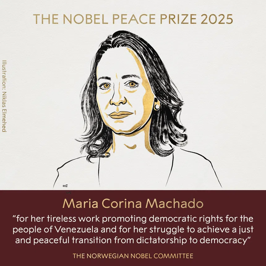 Maria Corina Machado conquista Nobel da Paz