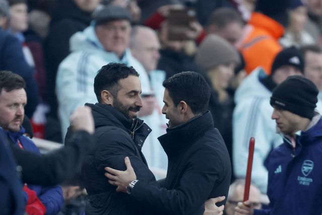 Ruben Amorim e Mikel Arteta