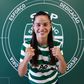 Charlotte Schmit, de 19 anos, assinou contrato de formação - Foto: SPORTING CP