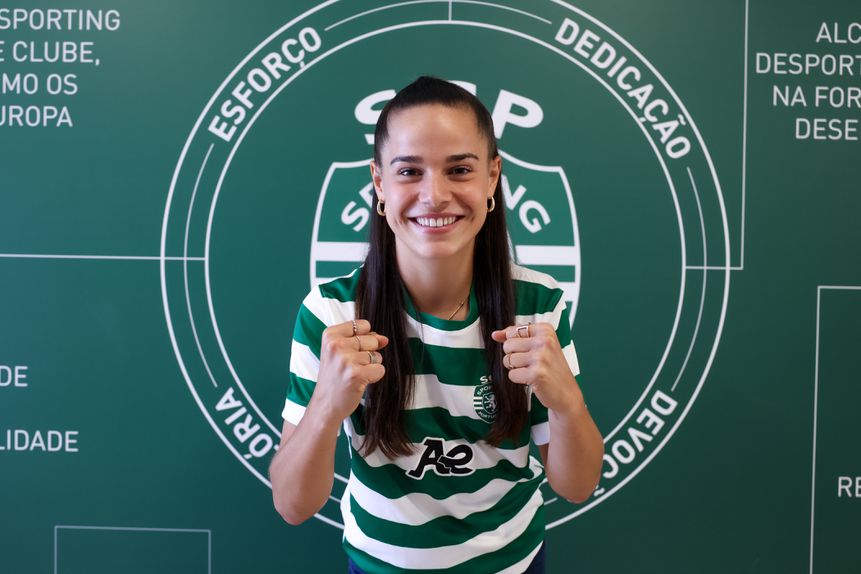 Charlotte Schmit, de 19 anos, assinou contrato de formação - Foto: SPORTING CP