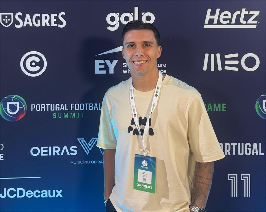 Pedro Amaral visitou o Portugal Football Summit e aproveitou para «aprender». Foto: D.R.