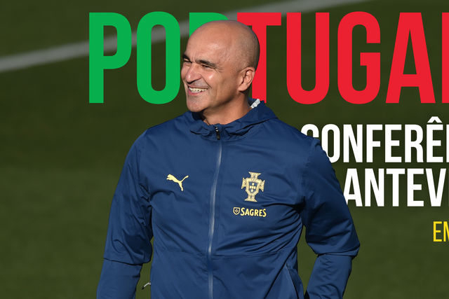 EM DIRETO: Roberto Martínez e Bruno Fernandes fazem a antevisão do Portugal-Irlanda
