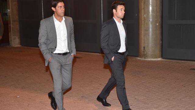 Tiago Pinto ao lado de Rui Costa